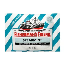 Fishermans Friend Spearmint sukkerfri pastiller, 25 g