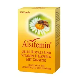 ALSIFEMIN Royal Jelly+Vit.E med Ginseng Kapsler, 120 stk