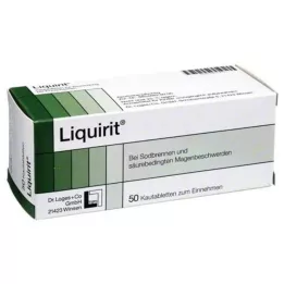 LIQUIRIT Tyggetabletter, 50 stk