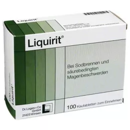 LIQUIRIT Tyggetabletter, 100 stk