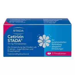 CETIRIZIN STADA 10 mg filmovertrukne tabletter, 7 stk