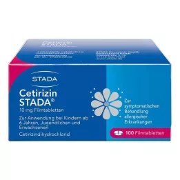 CETIRIZIN STADA 10 mg filmovertrukne tabletter, 100 stk
