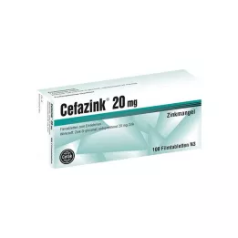 CEFAZINK 20 mg filmovertrukne tabletter, 100 stk