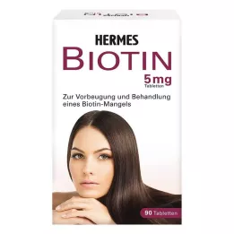 BIOTIN HERMES 5 mg tabletter, 90 stk