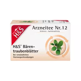 H&S Bearberry tefilterposer, 20X2,7 g