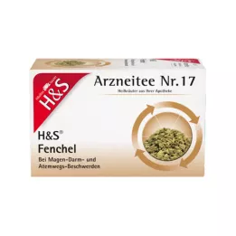 H&amp;S Fennikel te ublandet filterposer, 20X2,2 g