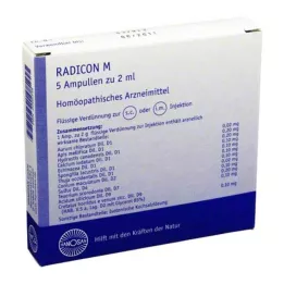 RADICON M injektionsvæske, opløsning, 5X2 ml