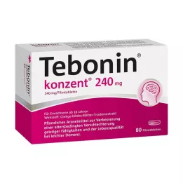 TEBONIN konzent 240 mg filmovertrukne tabletter, 80 stk