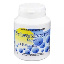 SCHWARZBEEREN Kapsler, 100 stk