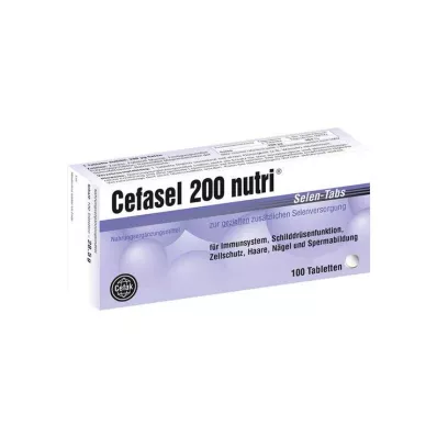 CEFASEL 200 nutri Selen-Tabs, 100 stk CEFASEL 200 nutri Selen-Tabs, 100 stk
