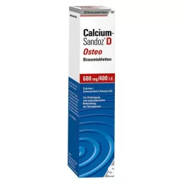 CALCIUM SANDOZ D Osteo brusetabletter, 20 stk