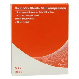 Dracofix Peel kompresser, 5x2 stk