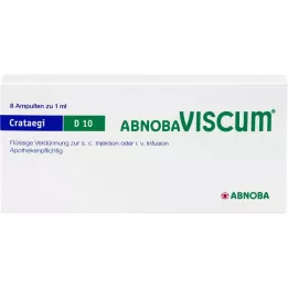 ABNOBAVISCUM Crataegi D 10 ampuller, 8 stk