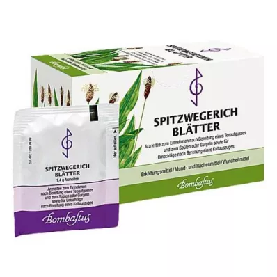 SPITZWEGERICHBLÄTTER Filterposer, 20X1,4 g