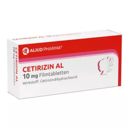 CETIRIZIN AL 10 mg filmovertrukne tabletter, 7 stk