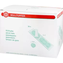 TUPFER Sæt 2+3 steril, 25 stk