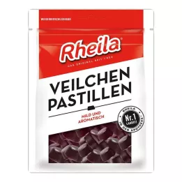 RHEILA Violet pastiller med sukker, 90 g