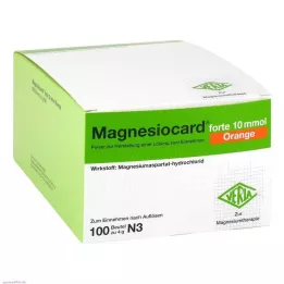 MAGNESIOCARD forte 10 mmol Orange Plv.z.H.e.L.z.E., 100 stk