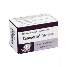 ZEROSORIN Tabletter, 80 stk