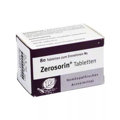 ZEROSORIN Tabletter, 80 stk