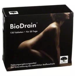 BIODRAIN Tabletter, 120 stk