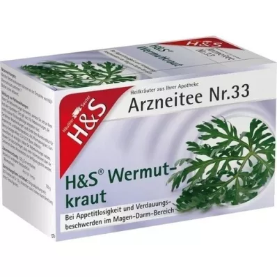 H&amp;S Malurt-urtefilterpose, 20X1,5 g