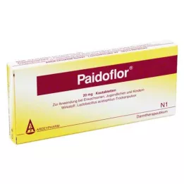 PAIDOFLOR Tyggetabletter, 20 stk