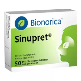 SINUPRET overtrukne tabletter, 50 stk
