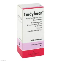 TARDYFERON Tabletter med langvarig frigivelse, 50 stk