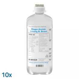 RINGER ACETAT Inf.-Lsg.Ecoflac plus, 10X500 ml