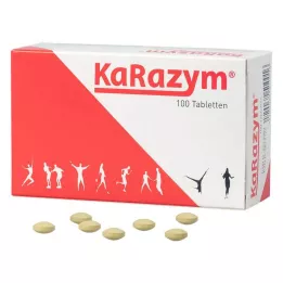 KARAZYM gastro-resistente tabletter, 100 stk