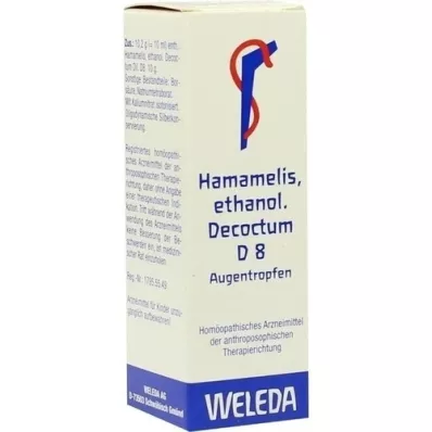 HAMAMELIS D 8 øjendråber, 10 ml