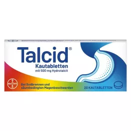 TALCID Tyggetabletter, 20 stk