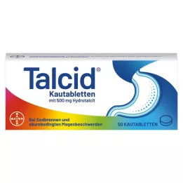 TALCID Tyggetabletter, 50 stk