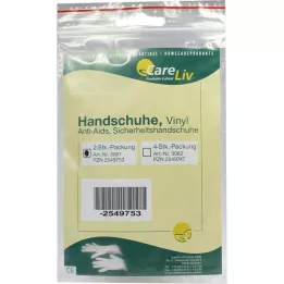 HANDSCHUHE Vinyl Anti Aids, 2 stk