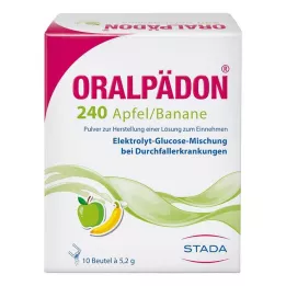 ORALPÄDON 240 Æble Bananpulver, 10 stk