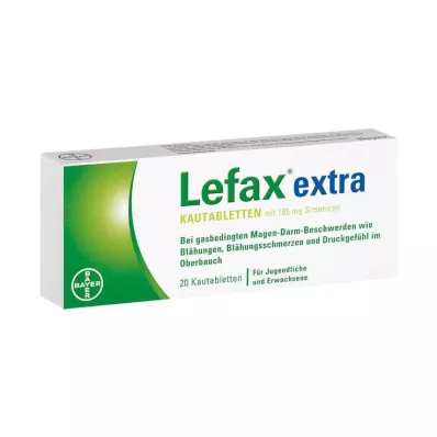 LEFAX ekstra tyggetabletter, 20 stk