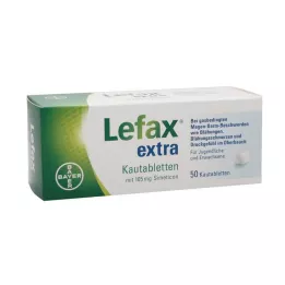 LEFAX ekstra tyggetabletter, 50 stk