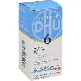 BIOCHEMIE DHU 6 Kalium sulfuricum D 3 tabletter, 200 stk
