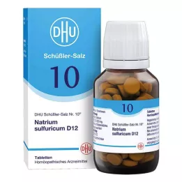 BIOCHEMIE DHU 10 Natrium sulfuricum D 12 tabletter, 200 stk