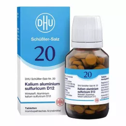 BIOCHEMIE DHU 20 kaliumalun.svovl.D 12 tabletter, 200 stk