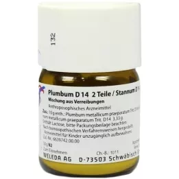 PLUMBUM D14 2 dele/ STANNUM D14 1 del triturering, 50 g