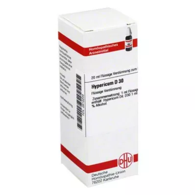 HYPERICUM D 30 Fortynding, 20 ml