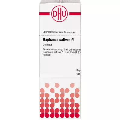 RAPHANUS SATIVUS Moder tinktur, 20 ml RAPHANUS SATIVUS Moder tinktur, 20 ml