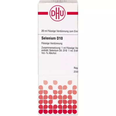 SELENIUM D 10 Fortynding, 20 ml