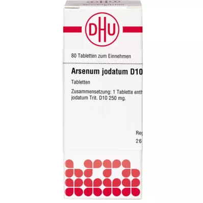 ARSENUM JODATUM D 10 tabletter, 80 stk ARSENUM JODATUM D 10 tabletter, 80 stk