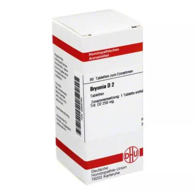 BRYONIA D 2 tabletter, 80 stk