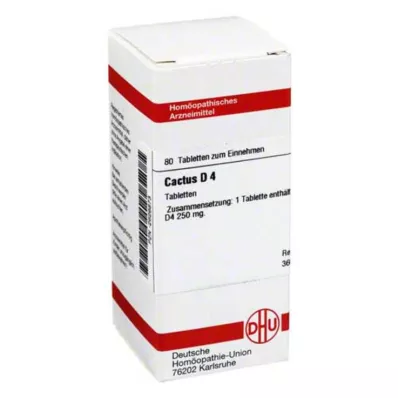 CACTUS D 4 tabletter, 80 stk