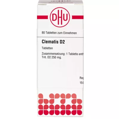 CLEMATIS D 2 tabletter, 80 stk