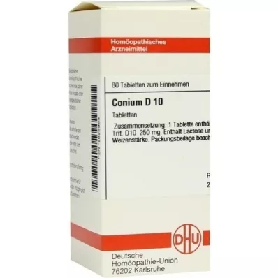 CONIUM D 10 tabletter, 80 stk CONIUM D 10 tabletter, 80 stk